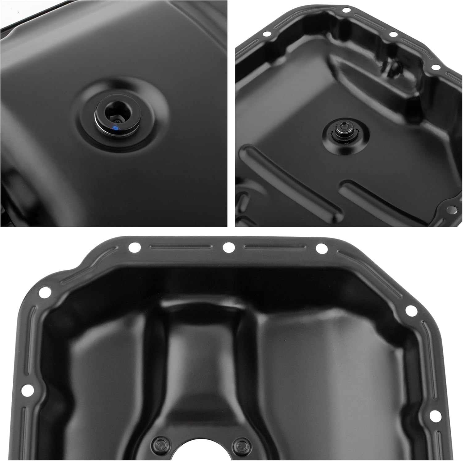 BOXI 264-581 Engine Oil Pan Fits for Audi A4 A5 A6 A7 A8 Quattro Q5 Q7 SQ5 S4 S5 2010-2018 / for Volkswagen Touareg 2011-2017 / 06E103600C 06E103604K